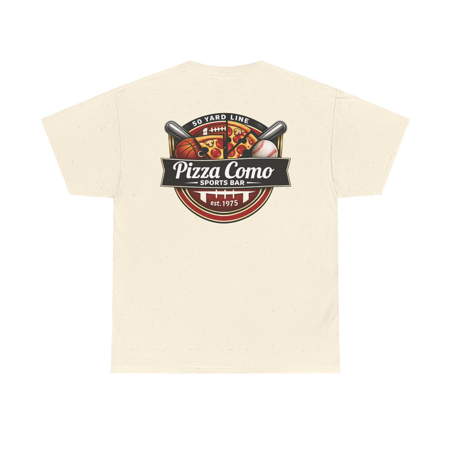 Pizza Como Sports Bar Logo T Shirt