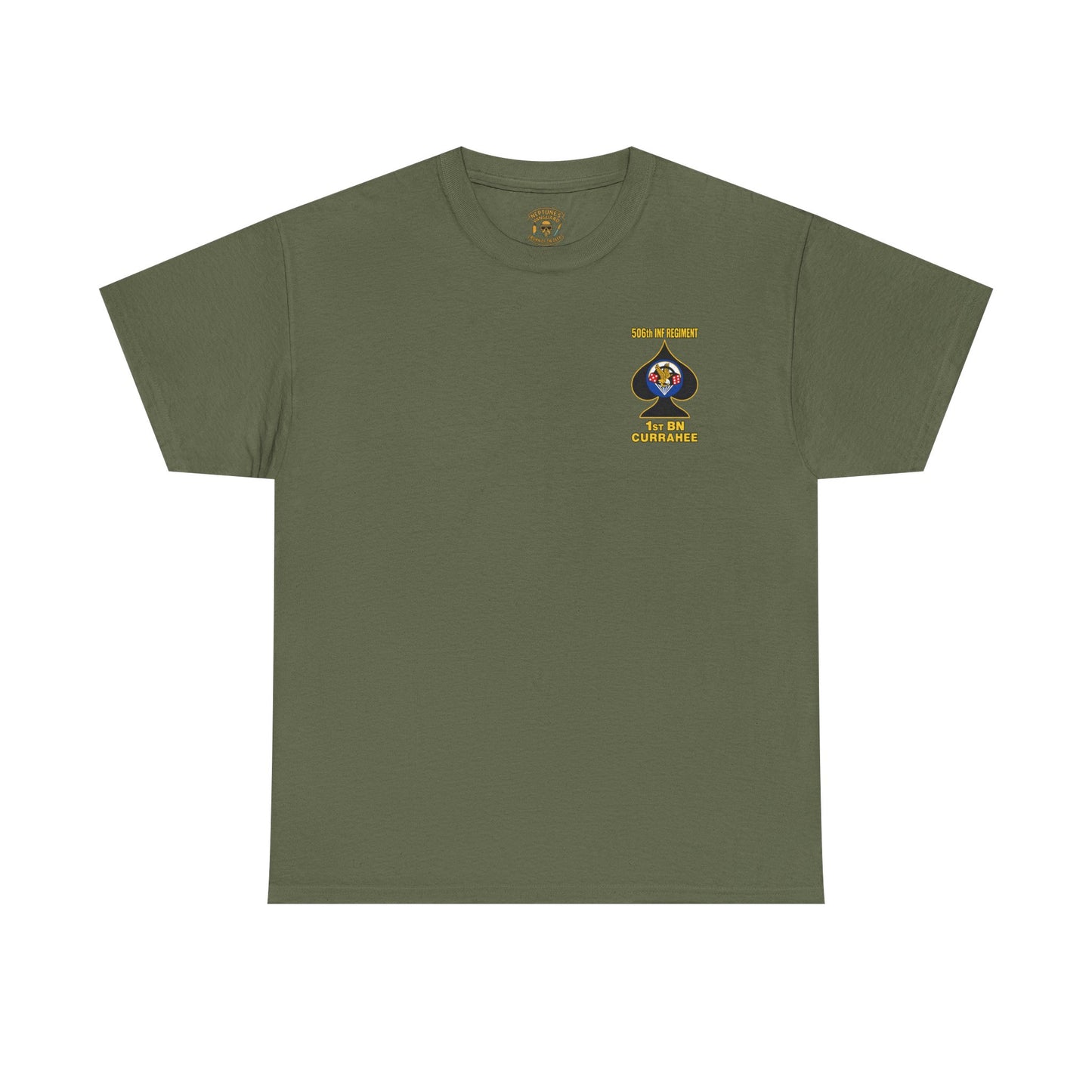 1-506th Infantry “Red Currahee” OG T-Shirt