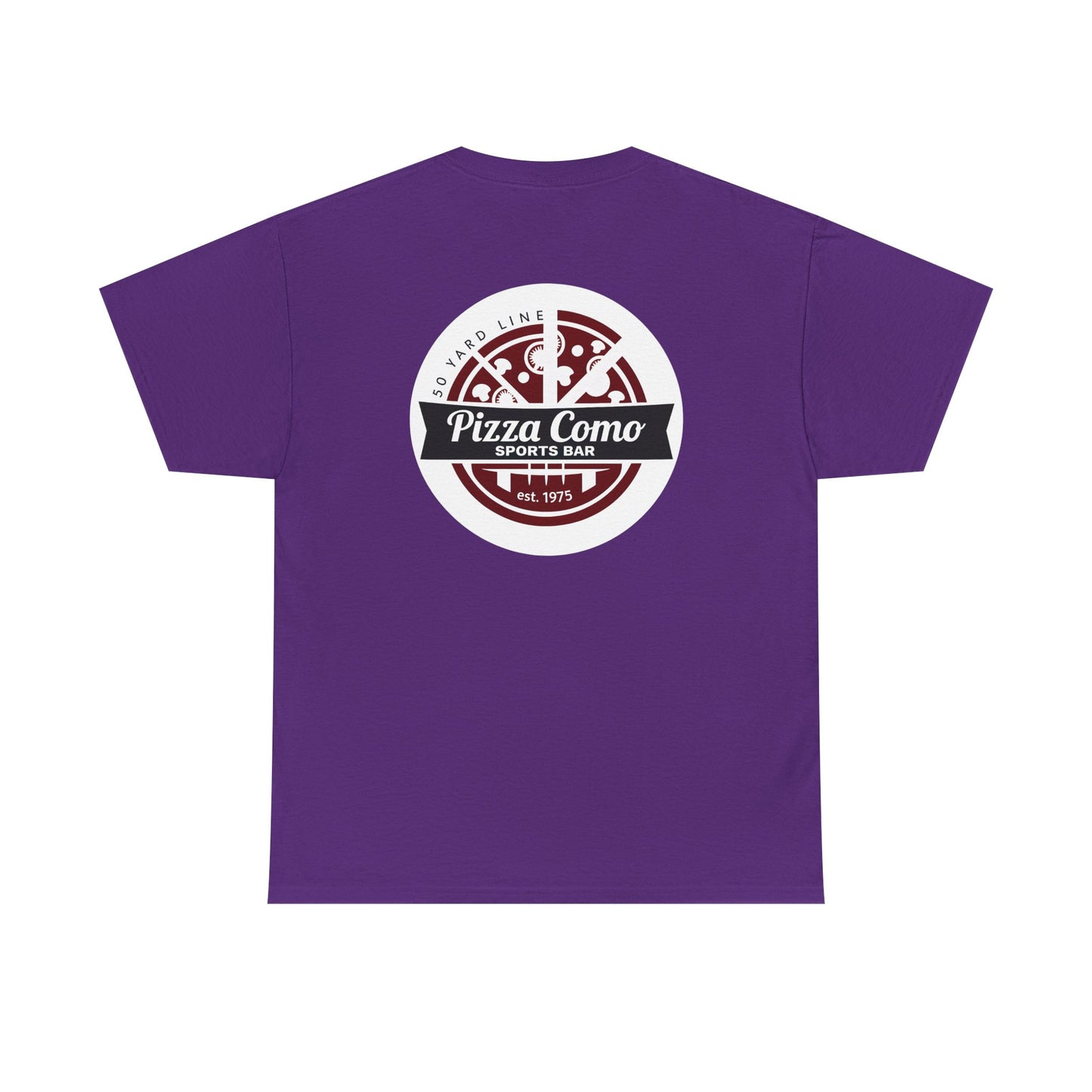 Classic 50 Yard Line Pizza Como Logo T Shirt