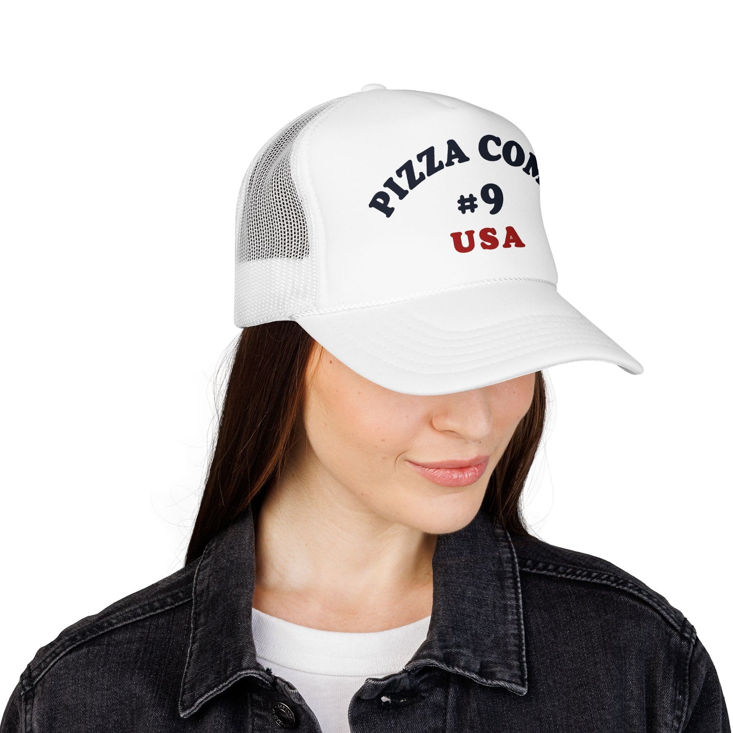 Pizza Como #9 USA 1975 Design Remake Trucker Hat