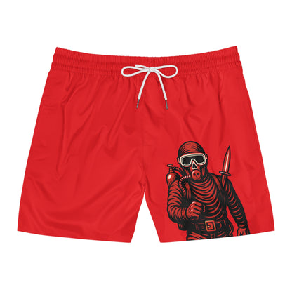 Red Beach Trunks