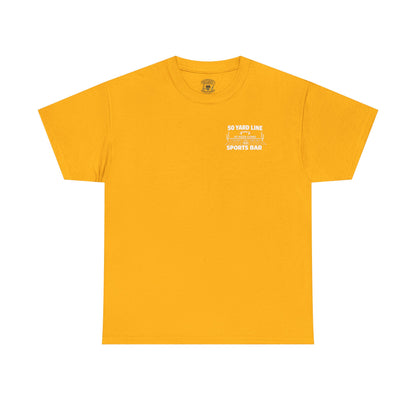 Wish You Were Beer 50 Yard Line Sports Bar T Shirt