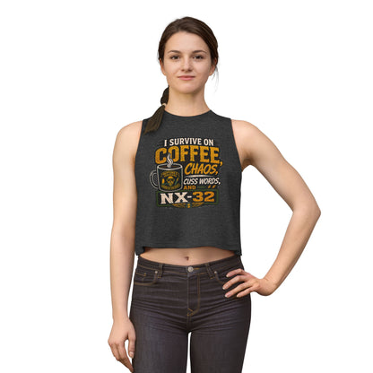 Coffee, Chaos & NX32 Women's Crop Top