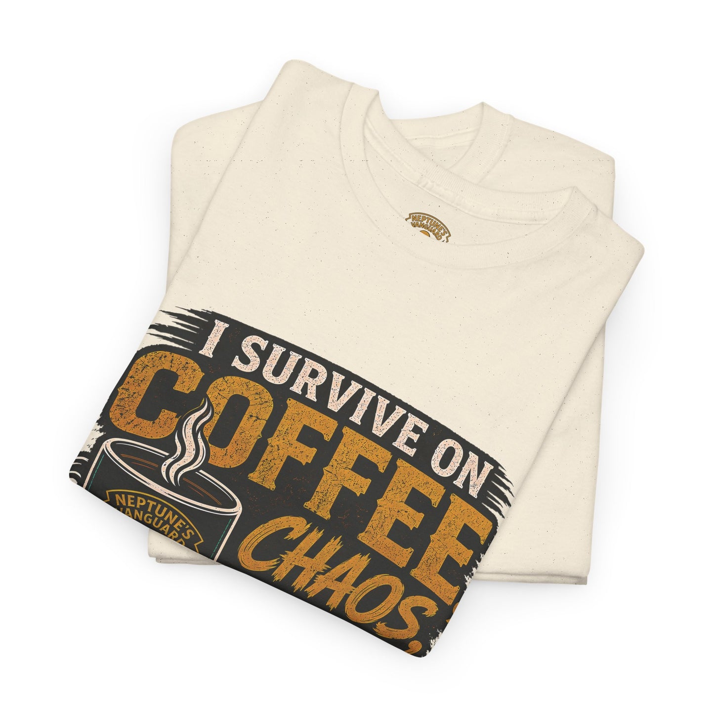 Funny Nitrox Diver T-Shirt | I Survive on Coffee, Chaos, Cuss Words & NX32