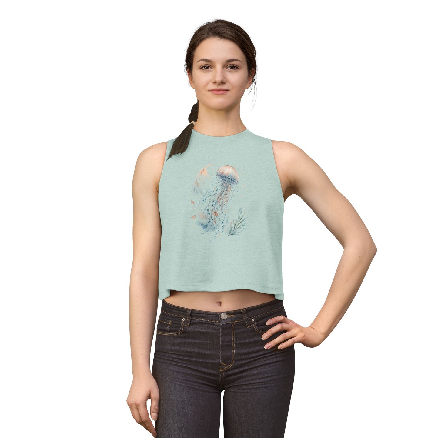 Jellyfish Drift Crop Top