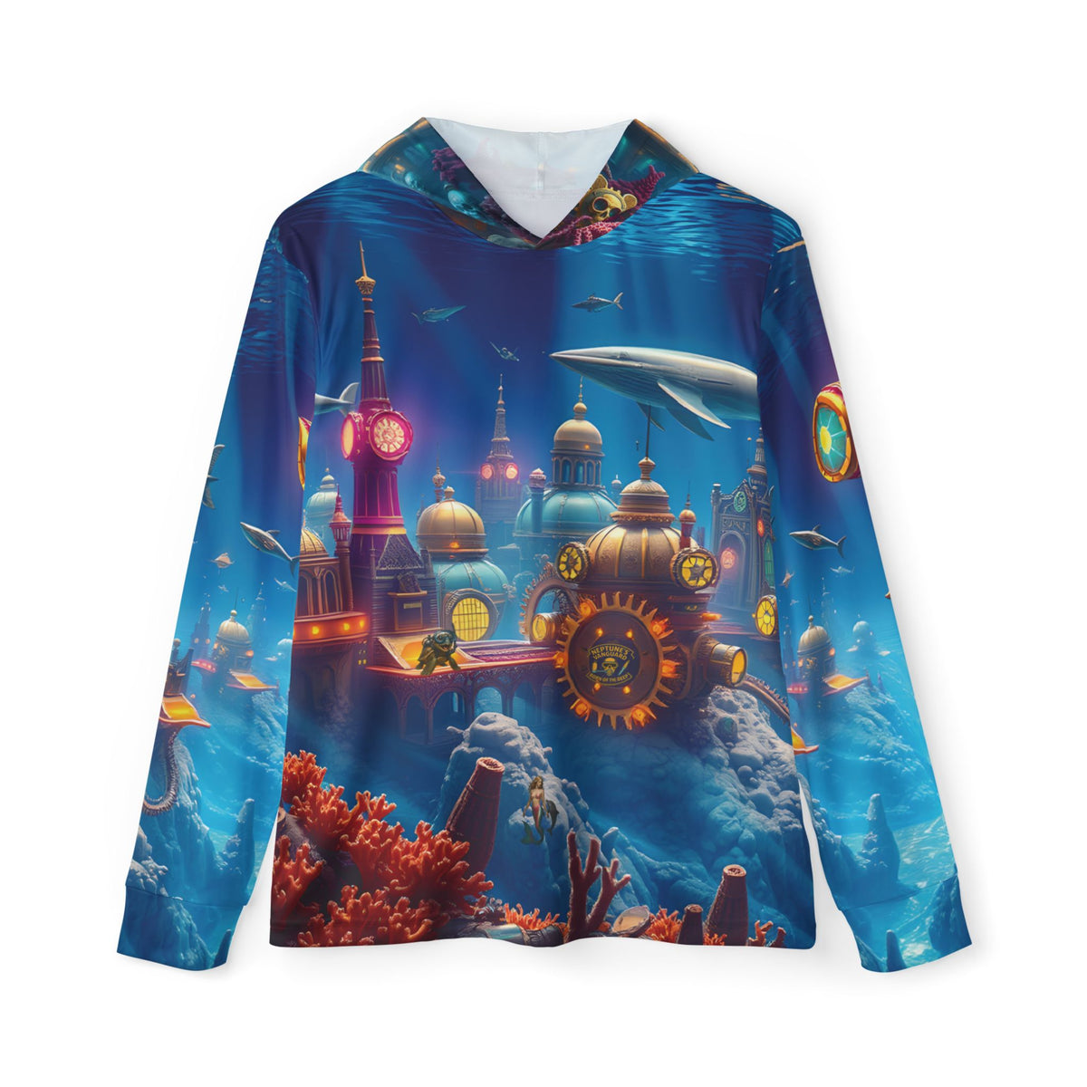 Underwater Steampunk Submarine Hooded