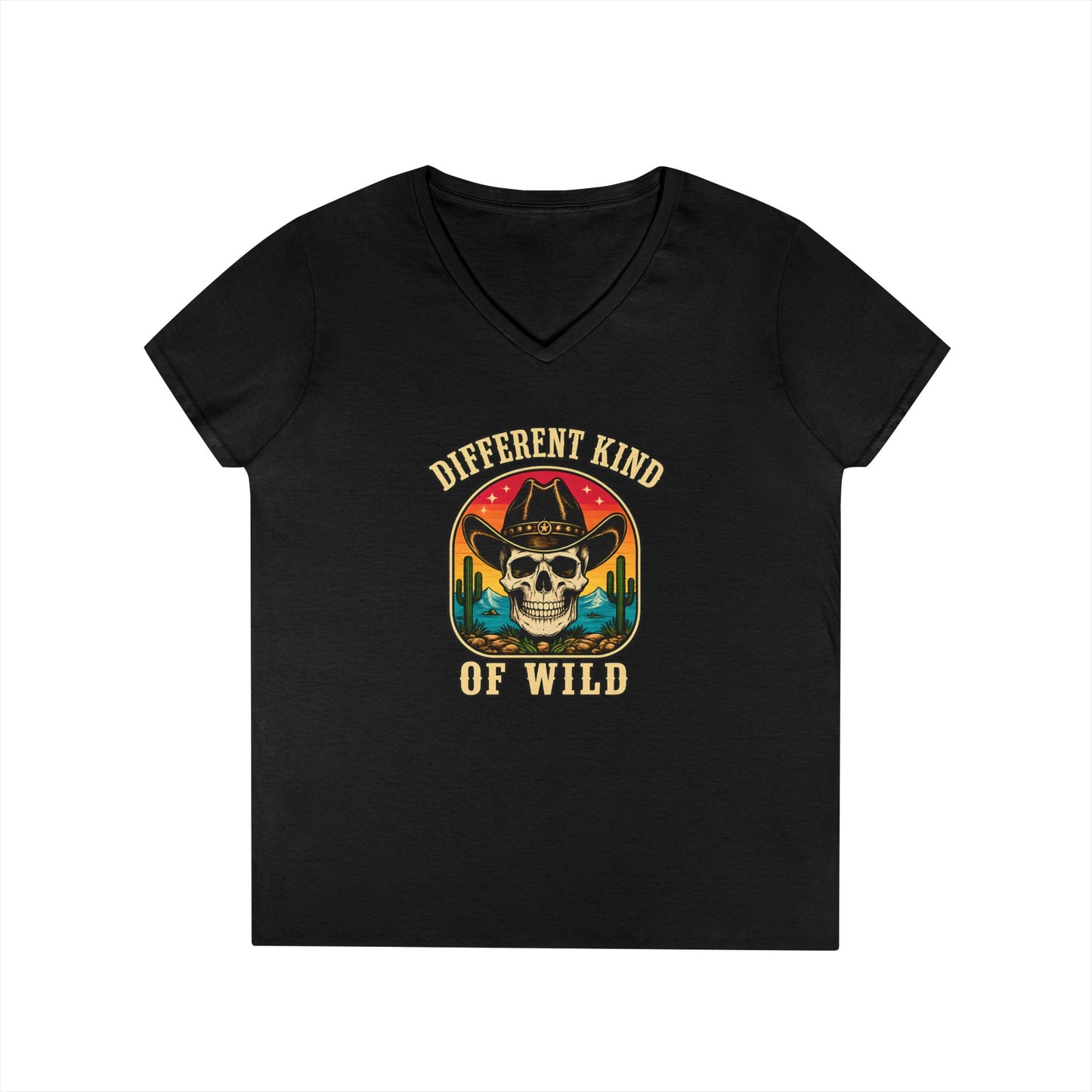 Ladies' V-Neck T-Shirt  'Different Kind of Wild'