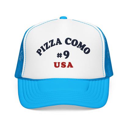 Pizza Como #9 USA 1975 Design Remake Trucker Hat