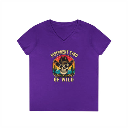Ladies' V-Neck T-Shirt  'Different Kind of Wild'
