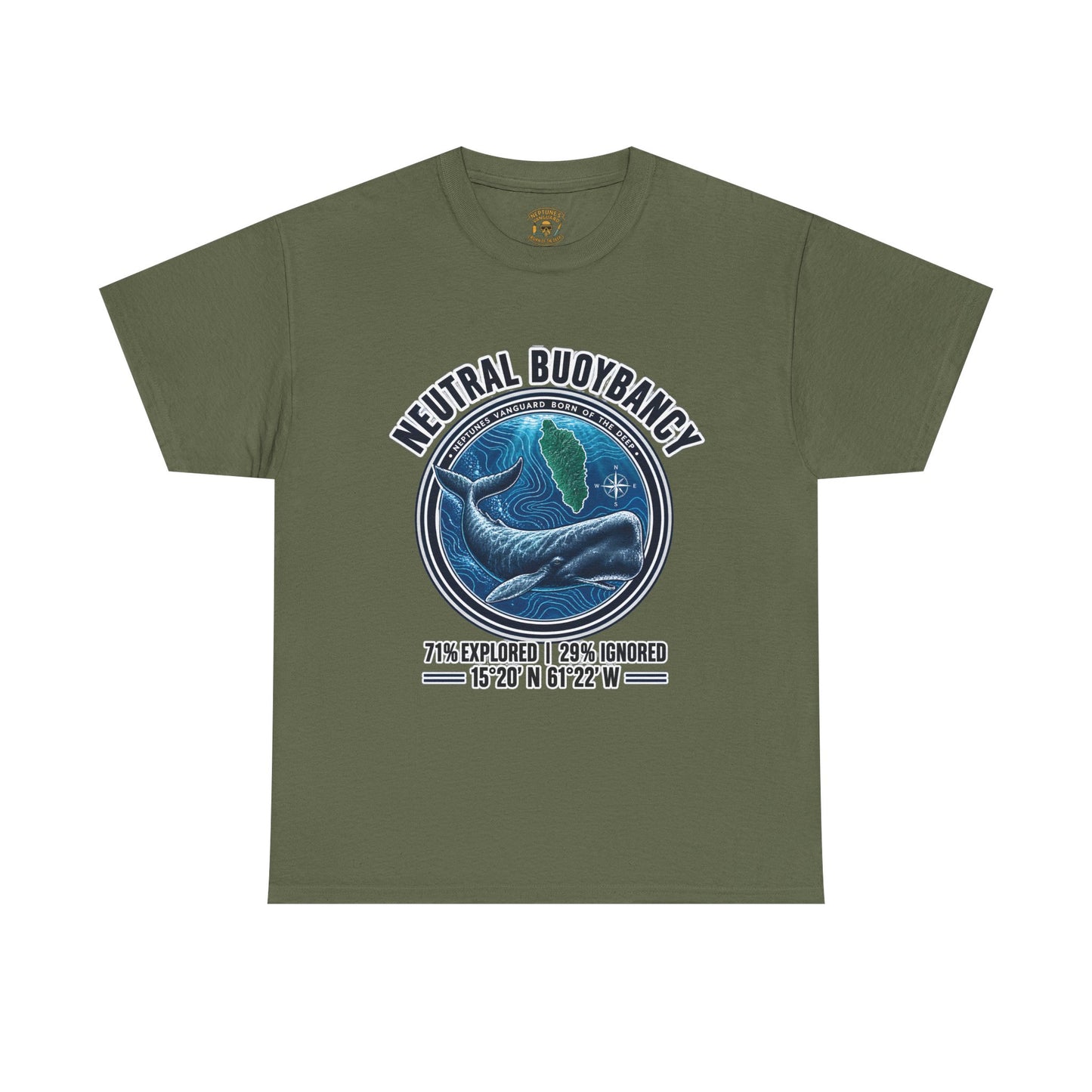 Dominica Sperm Whale Coordinates Tee