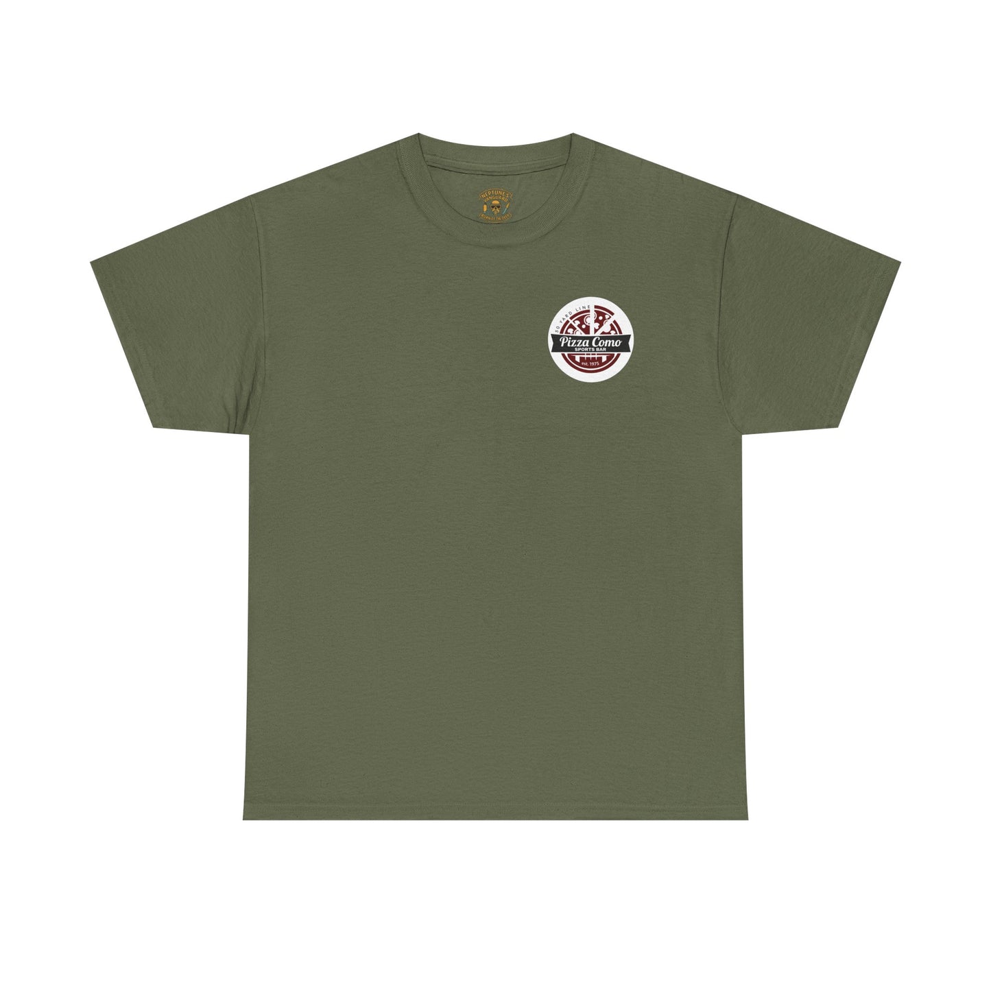 Classic 50 Yard Line Pizza Como Logo T Shirt