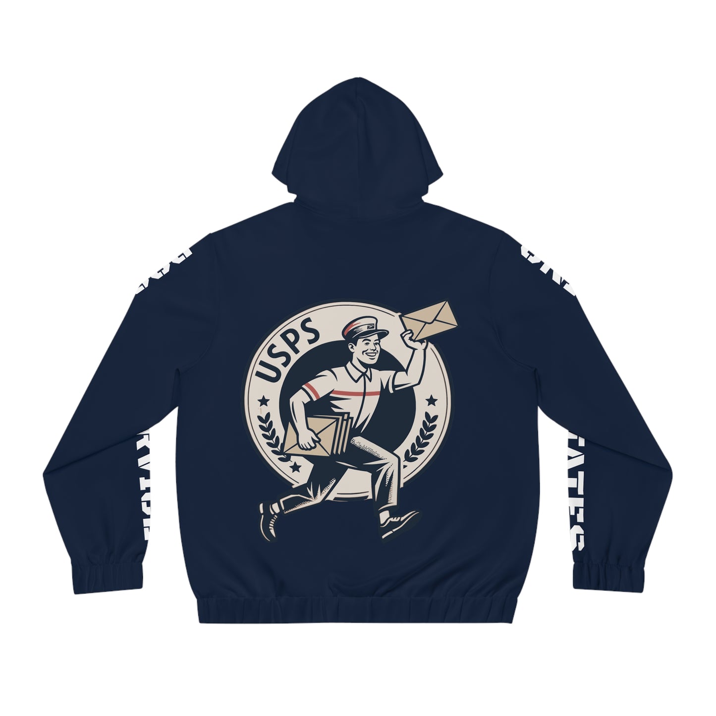 Retro Postal Pride Service Zip-Up Hoodie