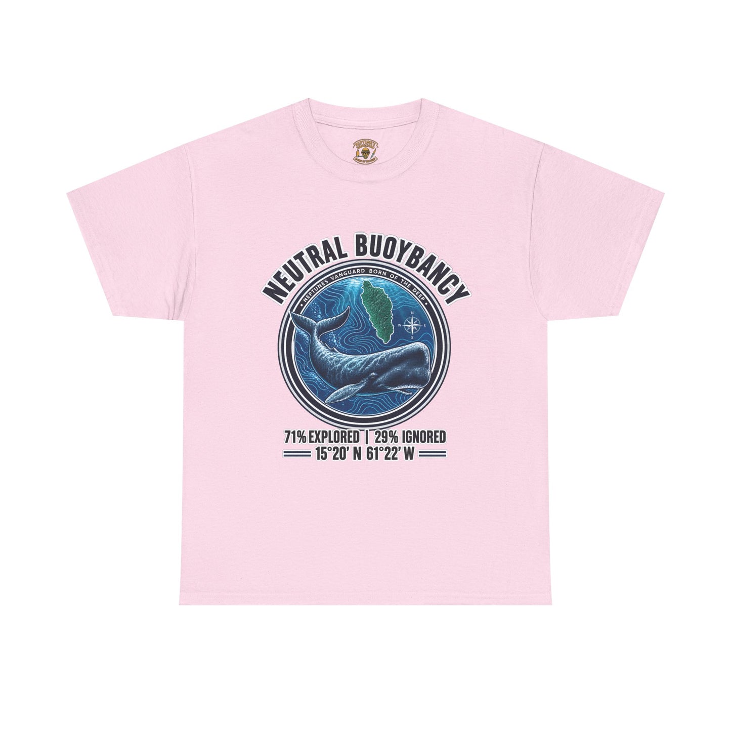 Dominica Sperm Whale Coordinates Tee