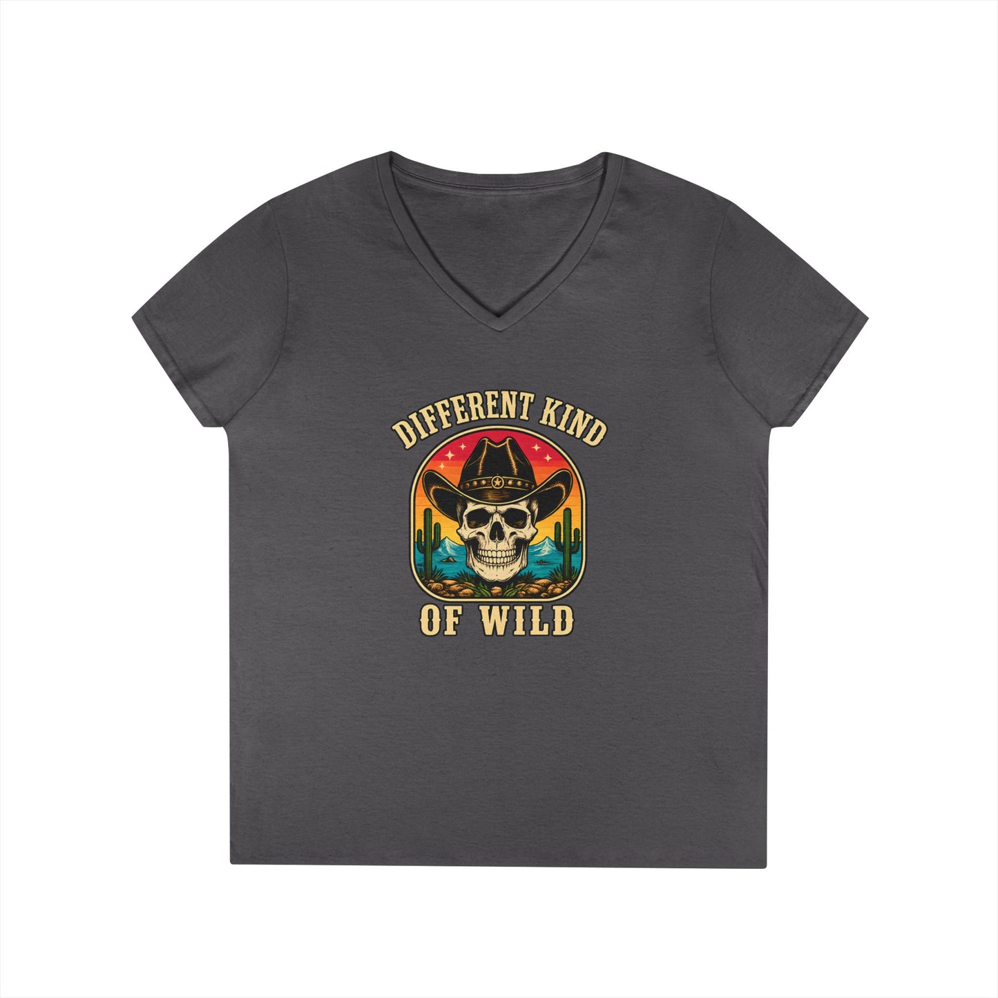 Ladies' V-Neck T-Shirt  'Different Kind of Wild'