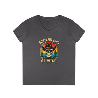 Ladies' V-Neck T-Shirt  'Different Kind of Wild'