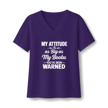 Women's Relaxed Jersey Short Sleeve V-Neck Tee