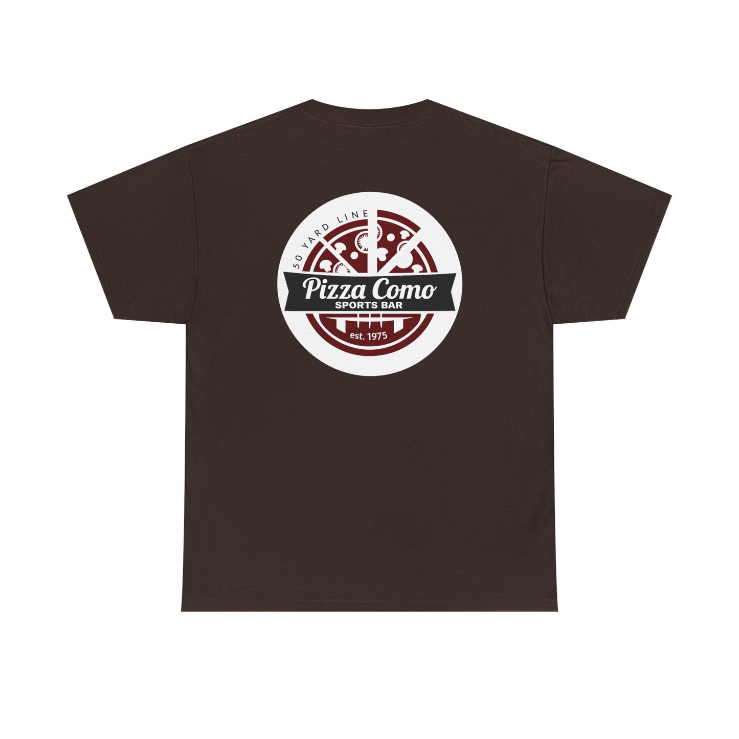 Classic 50 Yard Line Pizza Como Logo T Shirt