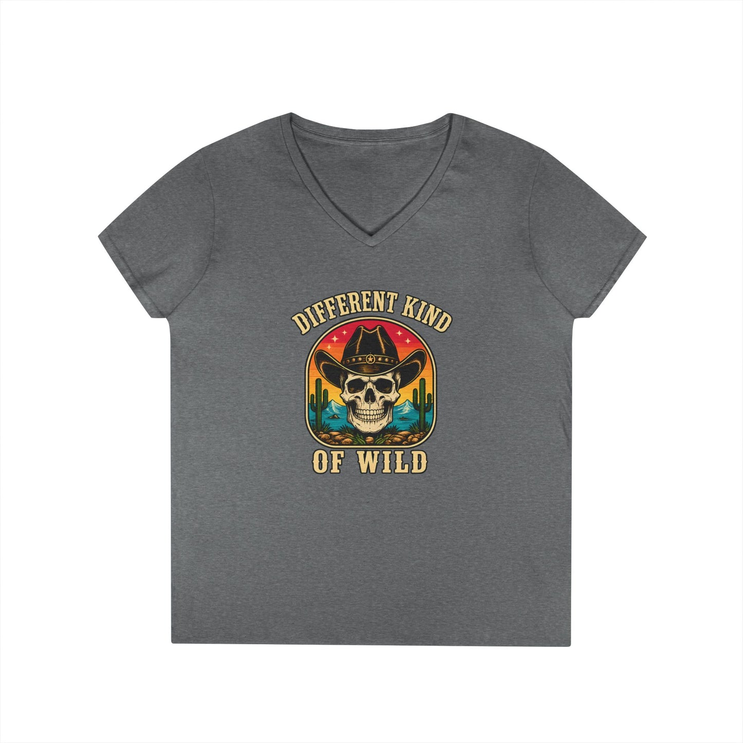Ladies' V-Neck T-Shirt  'Different Kind of Wild'
