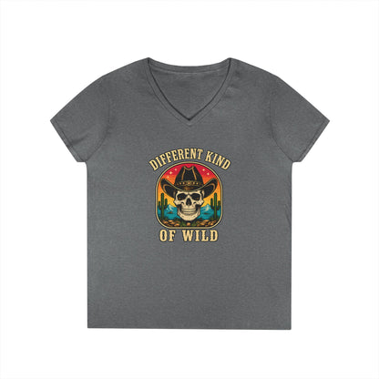 Ladies' V-Neck T-Shirt  'Different Kind of Wild'