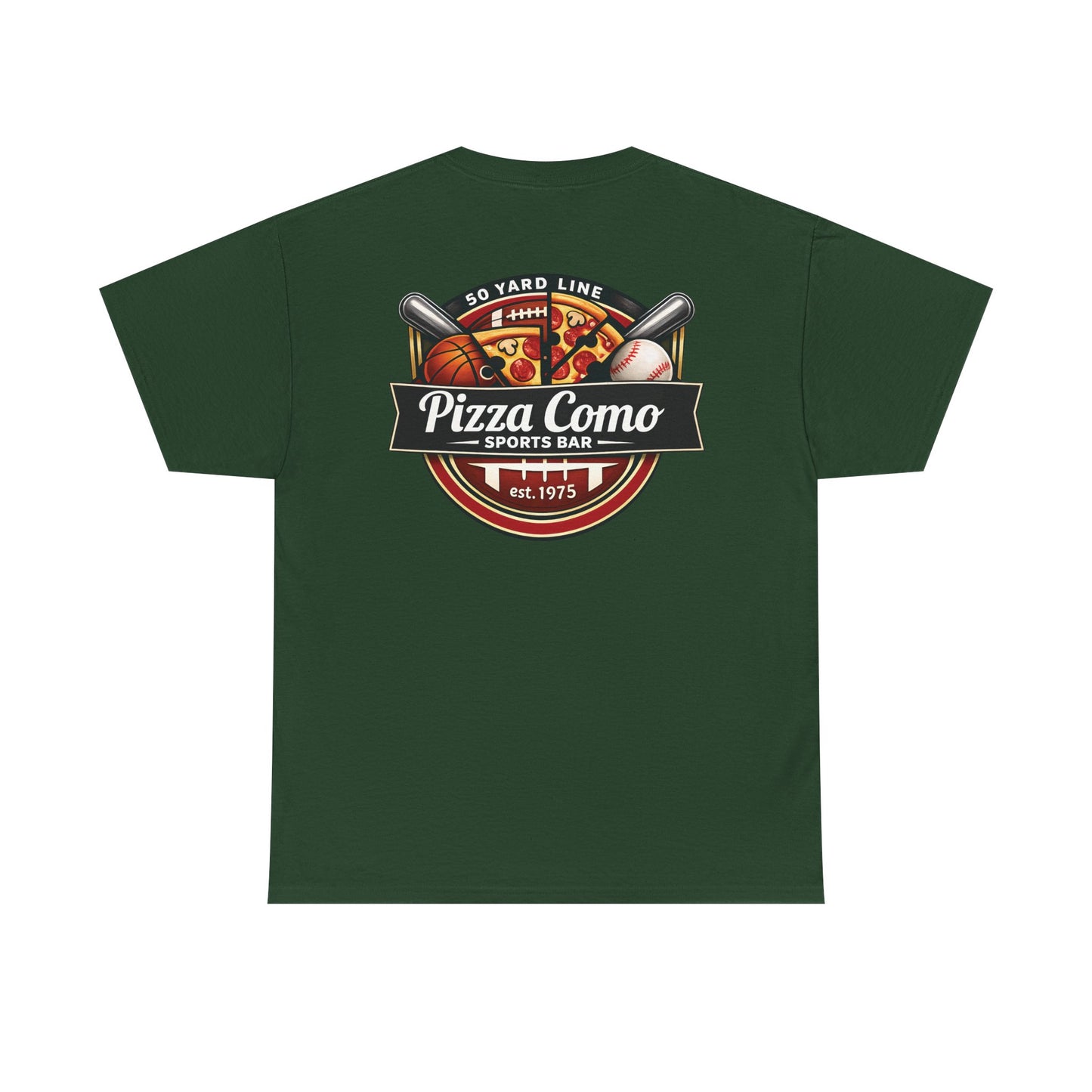 Pizza Como Sports Bar Logo T Shirt