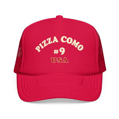 Pizza Como #9 USA 1975 Design Remake Trucker Hat