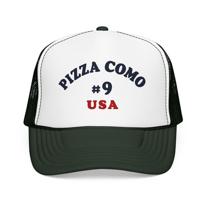 Pizza Como #9 USA 1975 Design Remake Trucker Hat