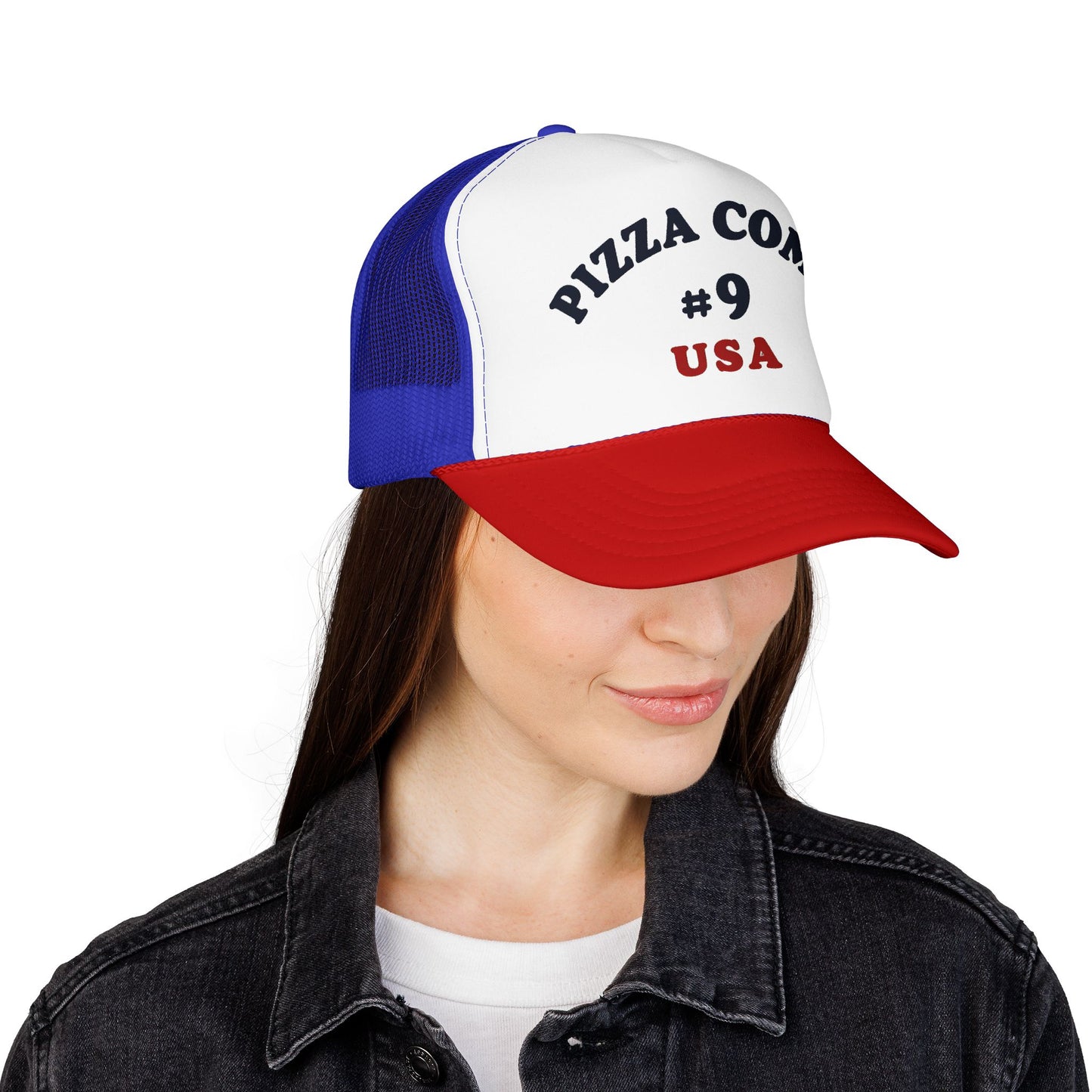 Pizza Como #9 USA 1975 Design Remake Trucker Hat