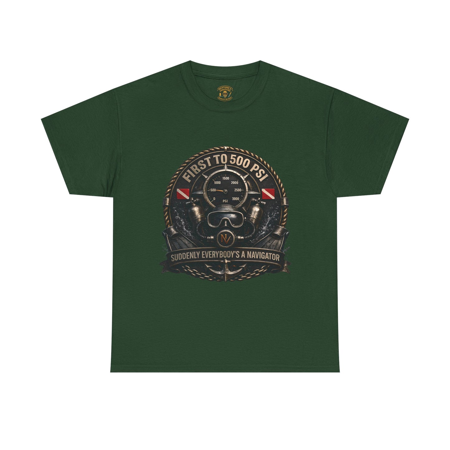 First to 500 PSI Scuba Diver Shirt
