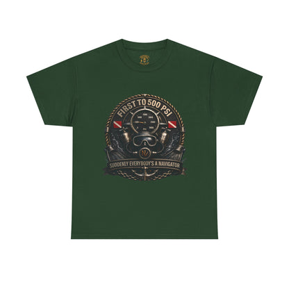 First to 500 PSI Scuba Diver Shirt