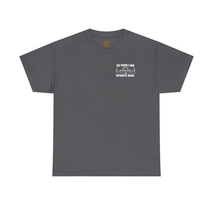Wish You Were Beer 50 Yard Line Sports Bar T Shirt