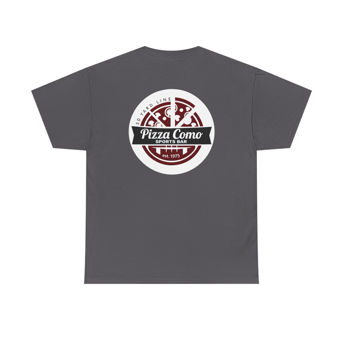 Classic 50 Yard Line Pizza Como Logo T Shirt