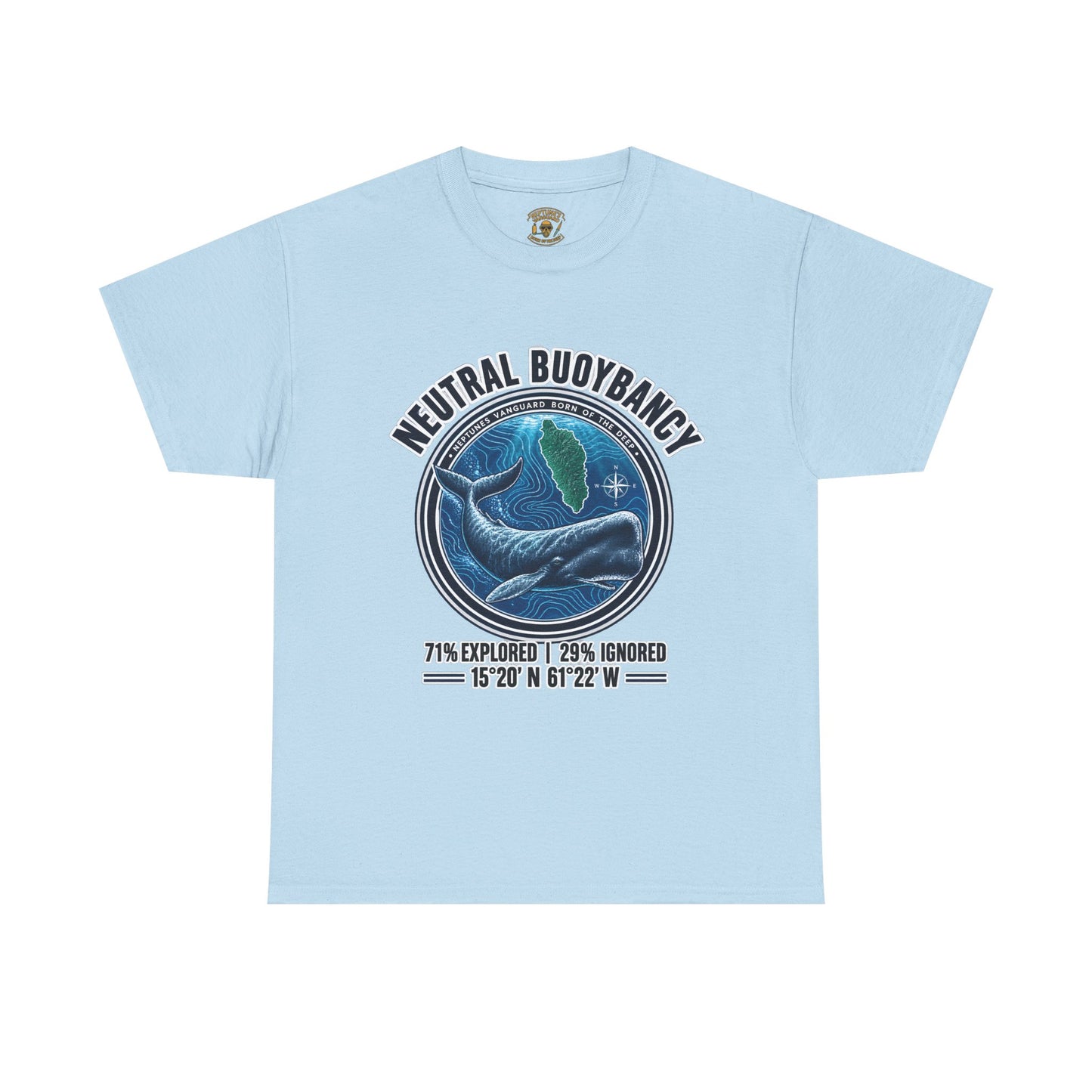 Dominica Sperm Whale Coordinates Tee