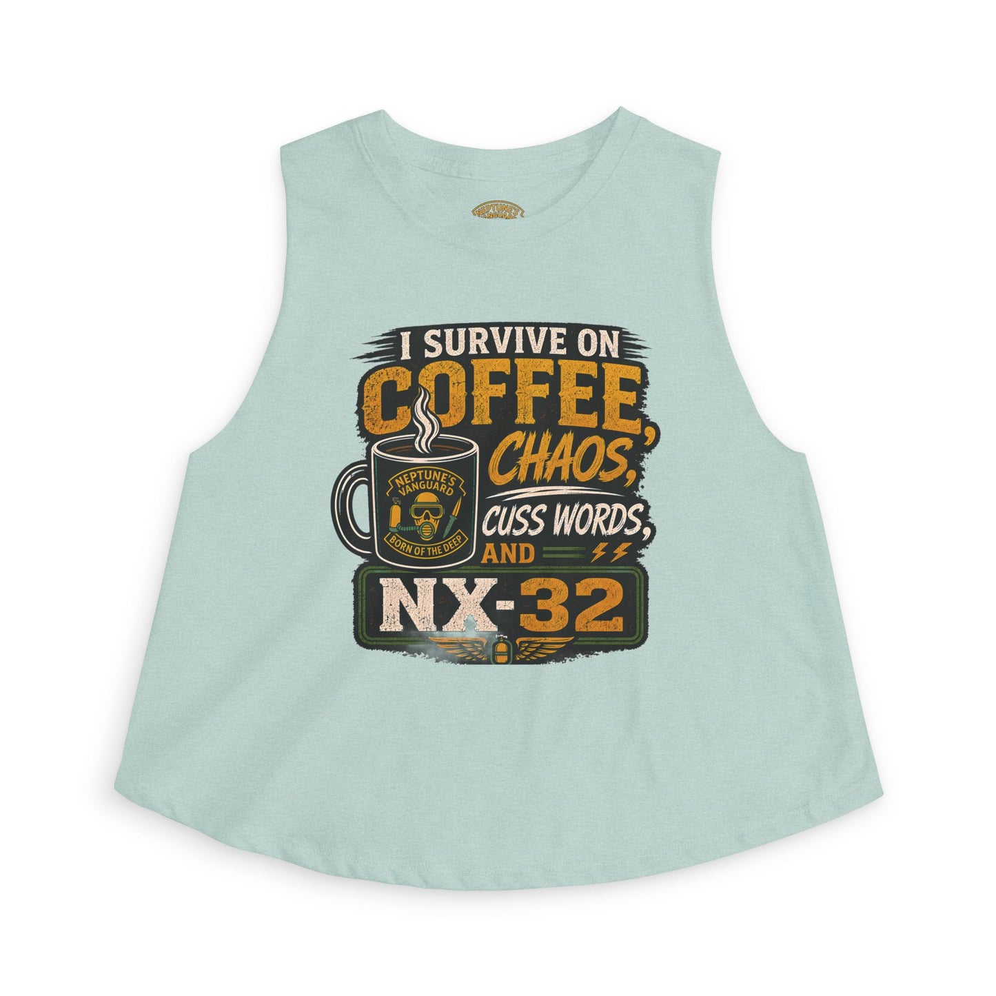 Coffee, Chaos & NX32 Women's Crop Top