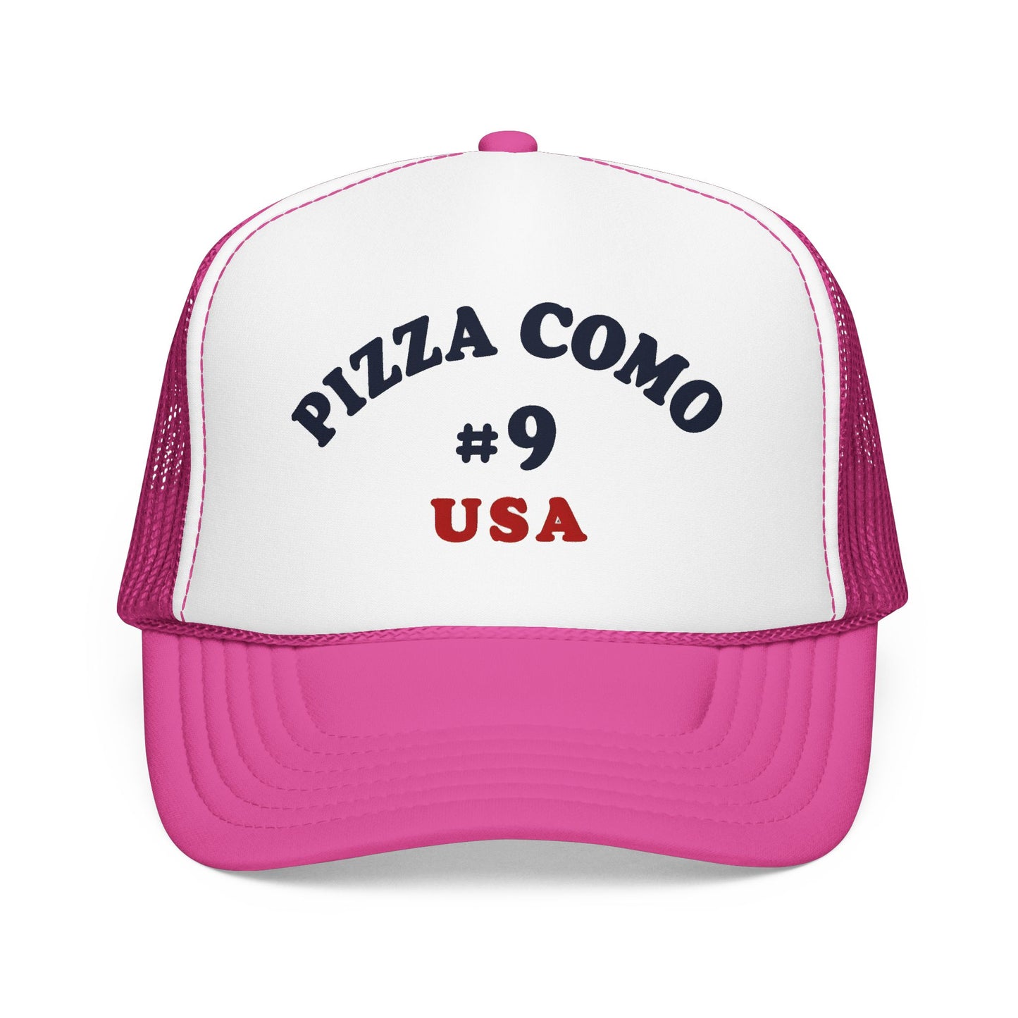 Pizza Como #9 USA 1975 Design Remake Trucker Hat