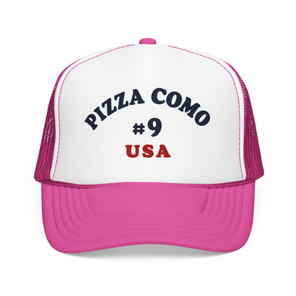 Pizza Como #9 USA 1975 Design Remake Trucker Hat