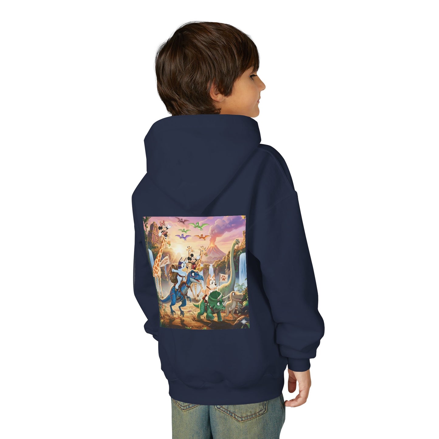 Youth Hoodie Safari Animal Adventure