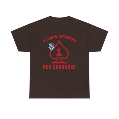 1-506th Infantry “Red Currahee” OG T-Shirt