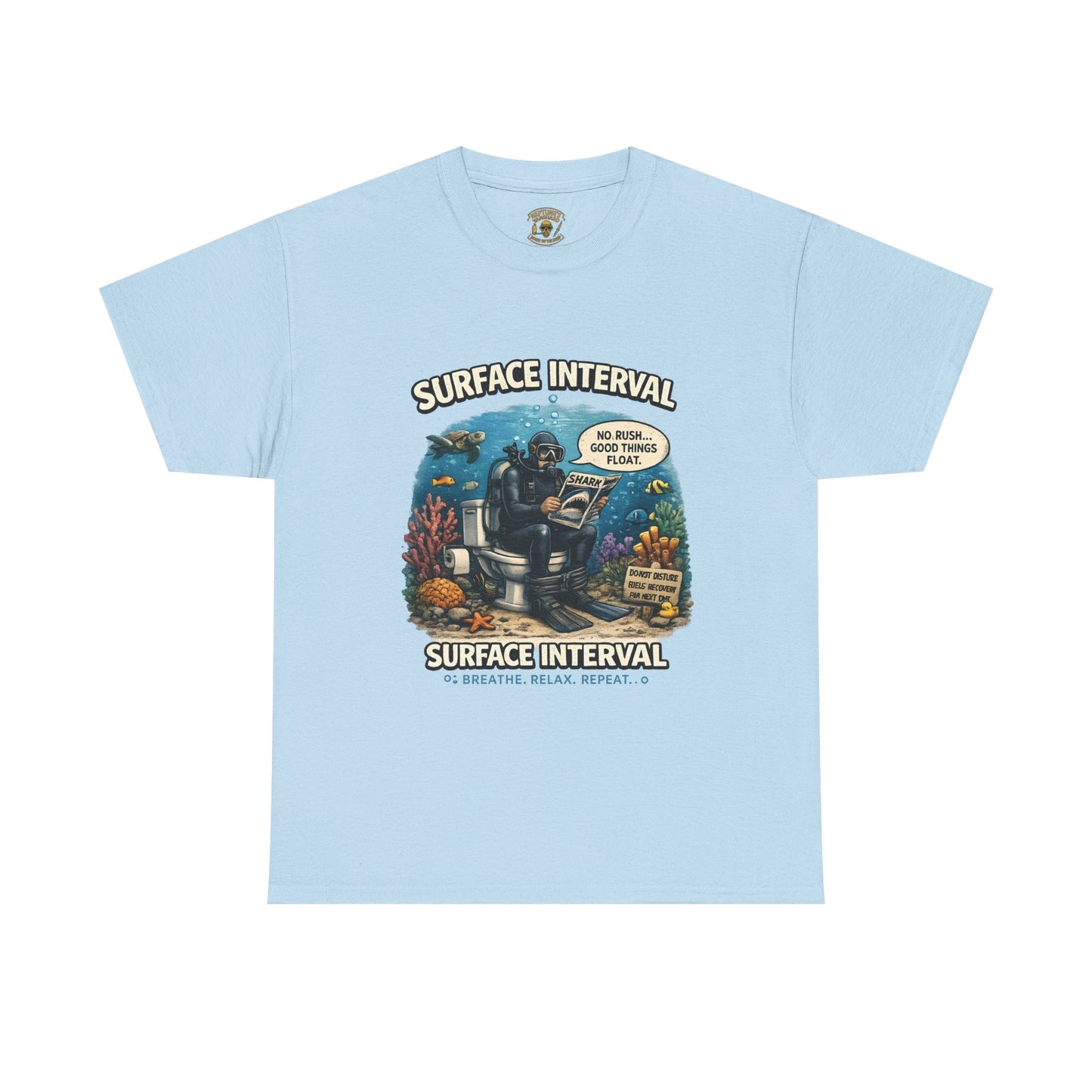 Funny Scuba Diver T Shirt | No Rush Good Things Float