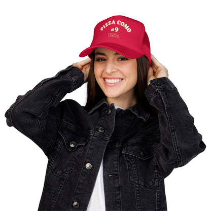 Pizza Como #9 USA 1975 Design Remake Trucker Hat