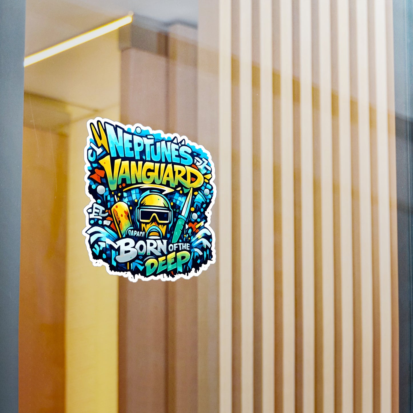 Neptune’s Vanguard 'Born of the Deep Vinyl Sticker