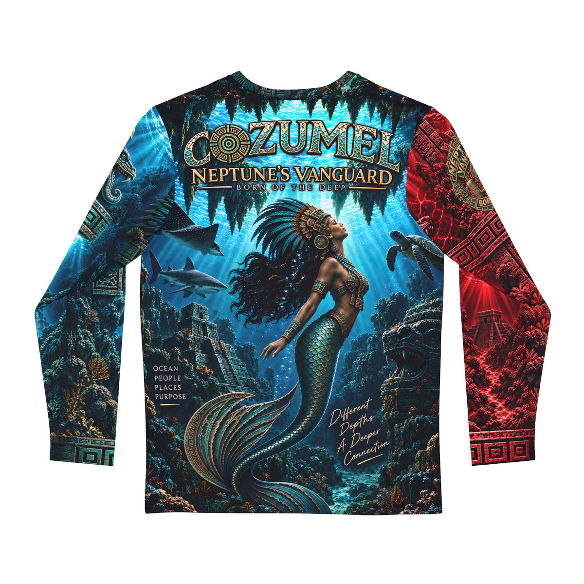 Mexico Neptune’s Vanguard Mermaid Long Sleeve Shirt
