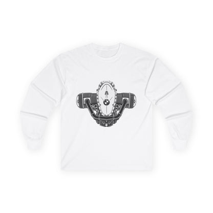 Pizza Como Sports Bar Long Sleeve Tee — Vintage Pizza Logo Shirt