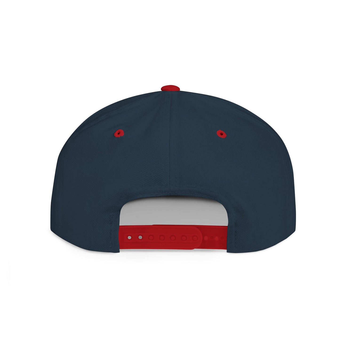 Flat Bill Snapback - 1st Infantry "Red Currakee" Spade Logo Cap