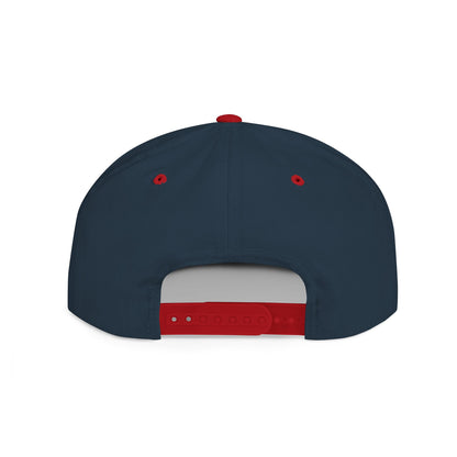 Flat Bill Snapback - 1st Infantry "Red Currakee" Spade Logo Cap