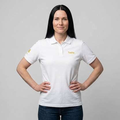 Women’s Cut Embroidered Polo Shirt