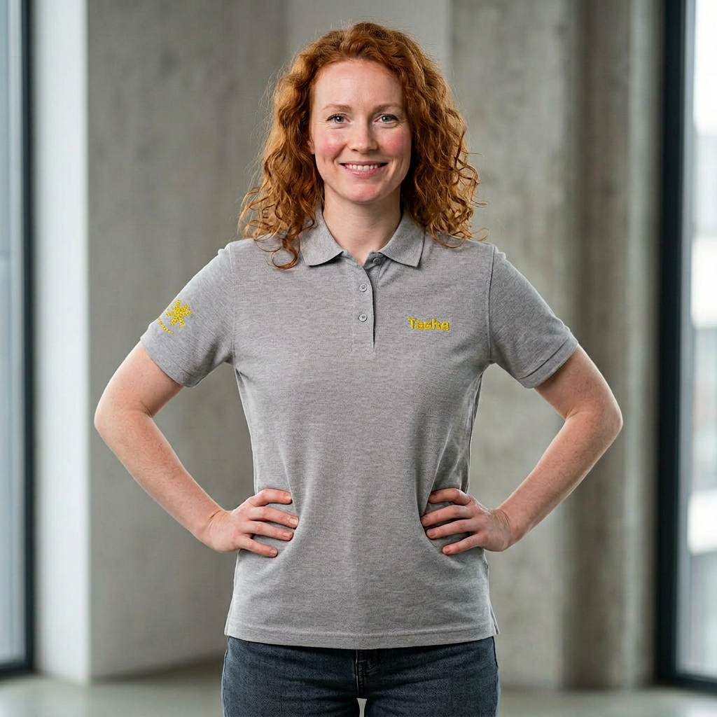 Women’s Cut Embroidered Polo Shirt