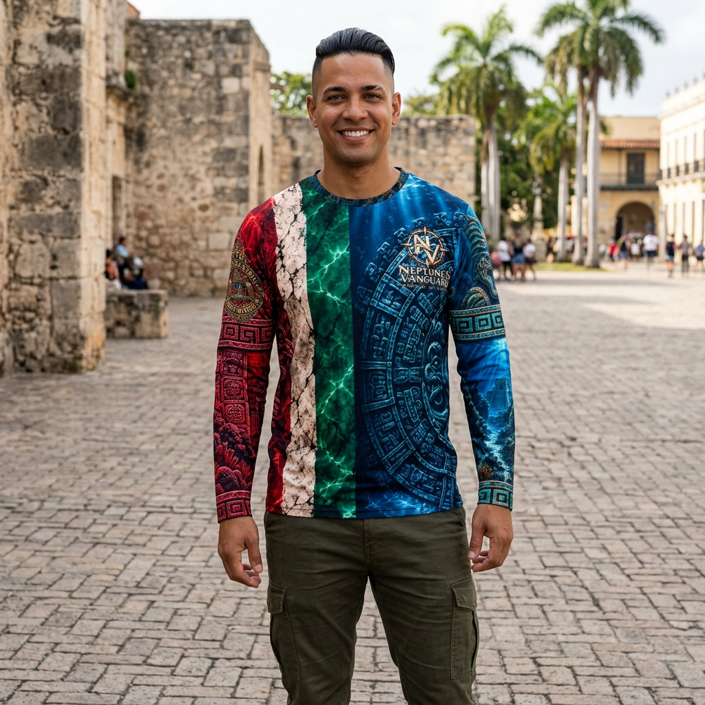 Mexico Neptune’s Vanguard Mermaid Long Sleeve Shirt