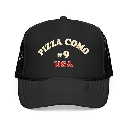 Pizza Como #9 USA 1975 Design Remake Trucker Hat