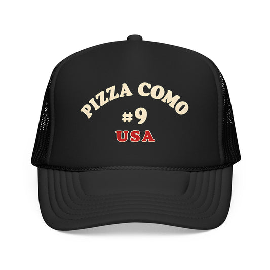Pizza Como #9 USA 1975 Design Remake Trucker Hat