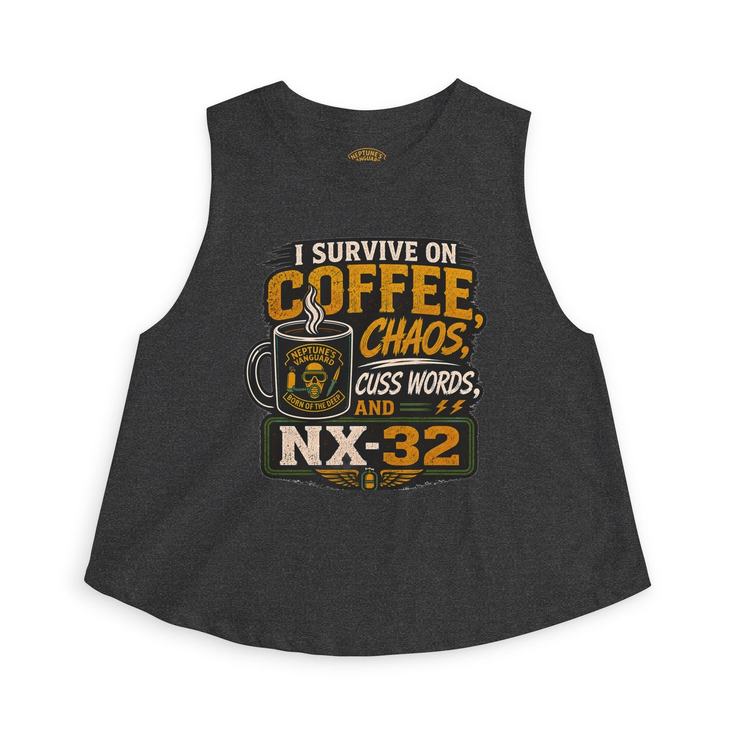 Coffee, Chaos & NX32 Women's Crop Top